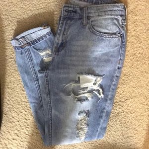 BDG slim boyfriend low rise